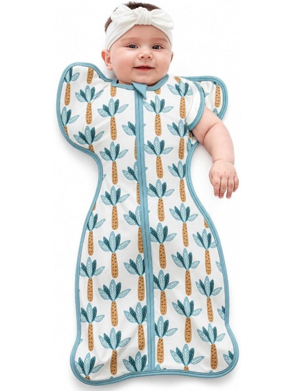Cozy Self-Soothing Baby Swaddle Sleep Sack with Arms Up Design - Outlast® Fabric